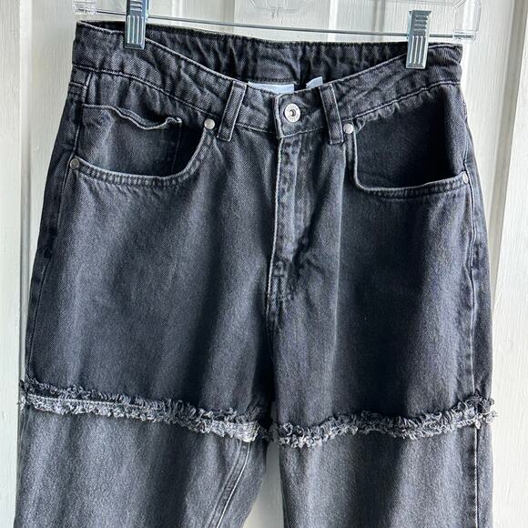 Free People The Ragged Priest Stripe Panel Mom Jeans - Picture 3 of 11